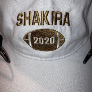 CAP Shakira Singer 2020 SuperBowl Genuine White Hat